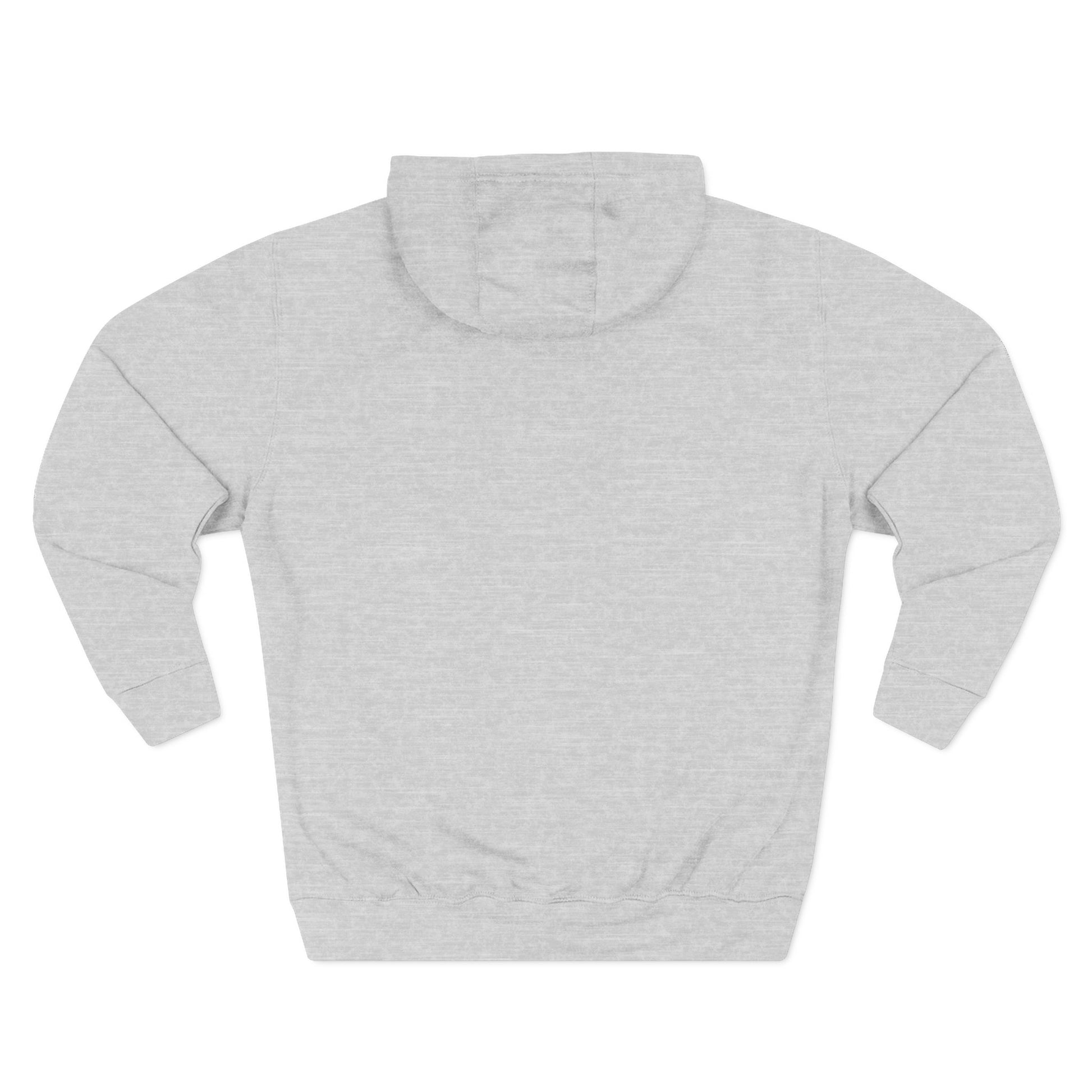Gray hoodie on a white background