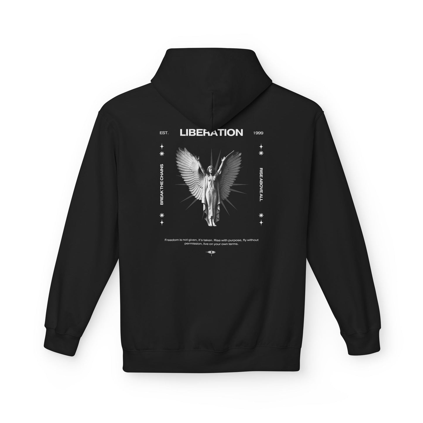 Angel Breaking Free Oversized Hoodie - LIBERATION | ASCENSION