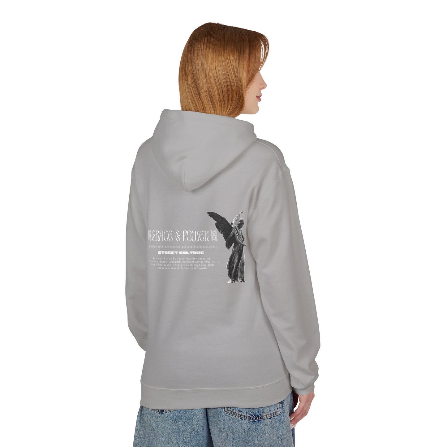 Angel Wings Oversized Hoodie - GRACE OF POWER | ASCENSION