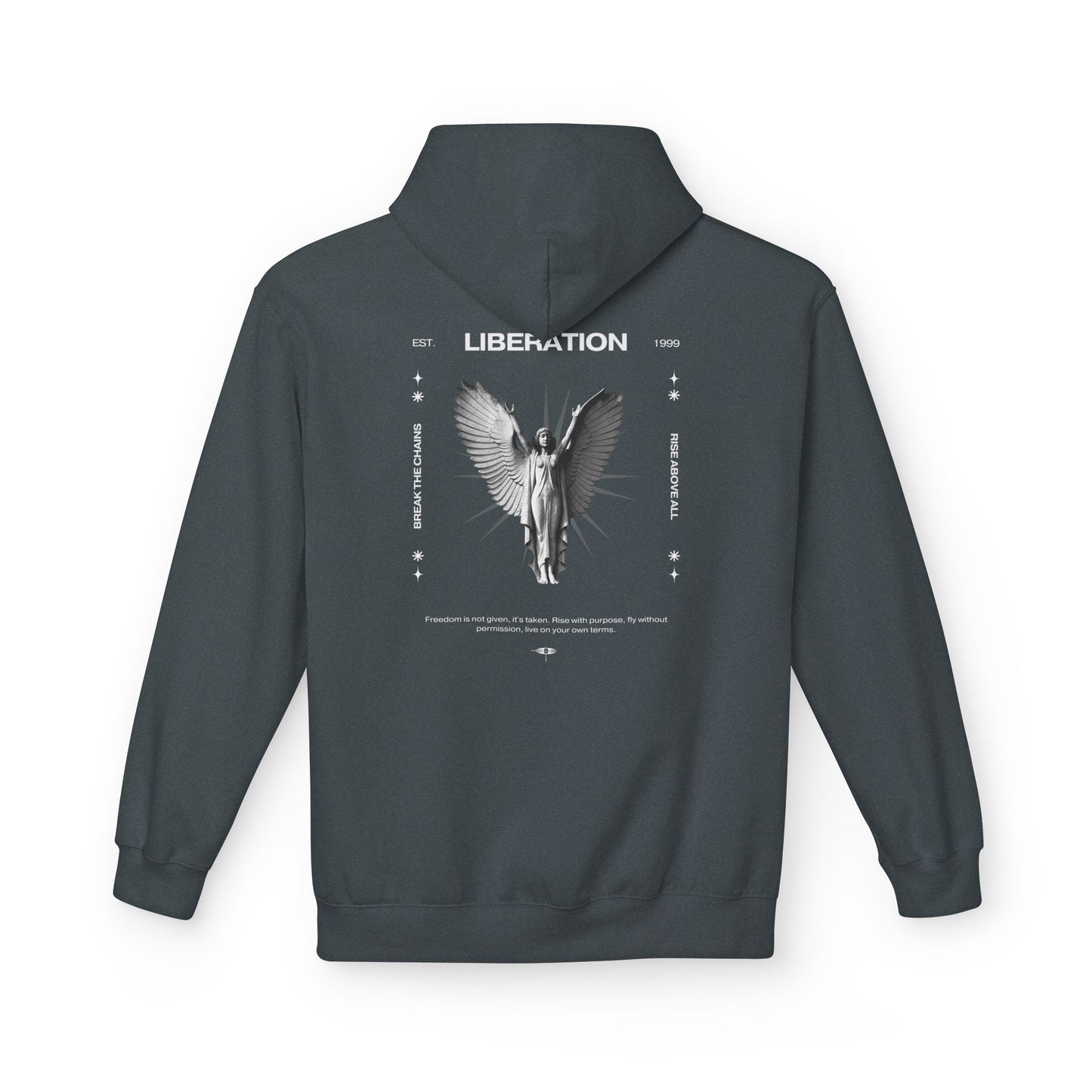 Angel Breaking Free Oversized Hoodie - LIBERATION | ASCENSION