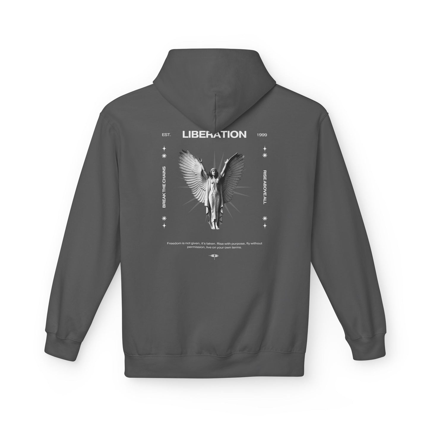 Angel Breaking Free Oversized Hoodie - LIBERATION | ASCENSION